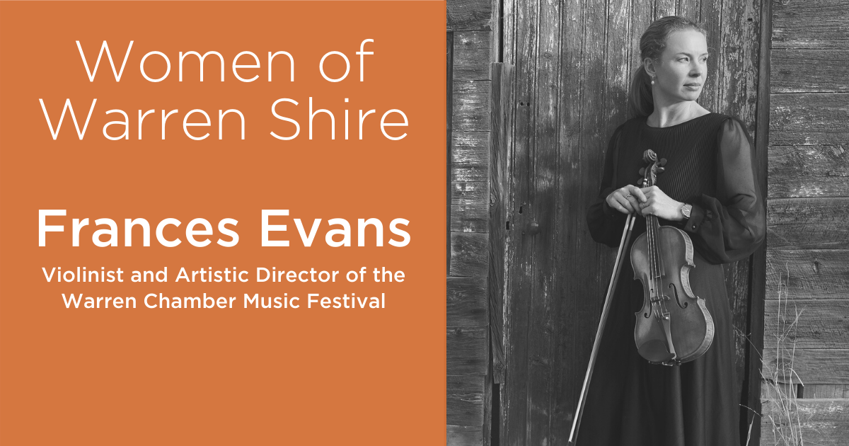 Women of Warren Shire - Frances Evans - Post Image